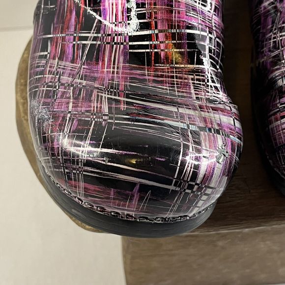 Women's Dansko Clogs - Comfortable Professional Shoes - Used 10.5-11 purple - Picture 11 of 13